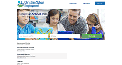 Desktop Screenshot of christianschoolemployment.com